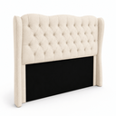 Ver imagem 3 de Cabeceira para Cama Box Casal Queen 1.60 Tecido Boucle:Creme