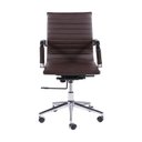 Ver imagem 5 de Kit 4 Cadeiras Escritório Diretor Esteirinha Rodízio Relax Corino 3301