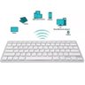 Teclado Bluetooth Compatível Android Macbook Ios Sem Fio até 10 Metros Slim Kapbom Teclado Bluetooth - 6