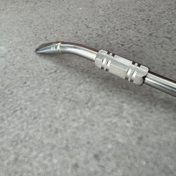 Bomba Chimarrão Inox 25cm Anel Sextavado Rosca Mil Furos Bortonaggio - 3