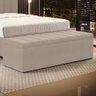 Calçadeira Baú Navi 195 para Cama King Z-006 Sued Capuccino Aradecor - 1