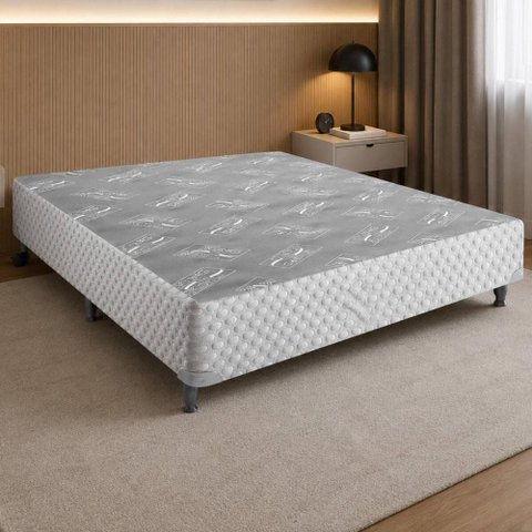 Base Box de Casal (138x188x41) King Koil CR461C Branco