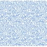 Papel de Parede doodle, utensílios para pintura - 1
