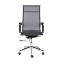 Ver imagem 3 de Kit 4 Cadeiras Escritorio Presidente Esteirinha Tela Mesh 3303 Cinza