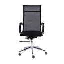 Ver imagem 2 de Kit 4 Cadeiras Escritorio Presidente Esteirinha Tela Mesh 3303 Preto