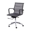 Ver imagem 3 de Kit 4 Cadeiras Escritorio Diretor Esteirinha Tela Mesh 3303 Cinza