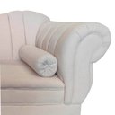 Ver mais imagens de Recamier Decorativo Divã Amsterdã 147cm Lado Esquerdo Bouclé Bege