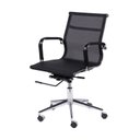 Ver imagem 3 de Kit 4 Cadeiras Escritorio Diretor Esteirinha Tela Mesh 3303 Preto