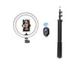 Ring Light Kit Iluminação Led Video Live Luz 20cm + Tripé 2m - 4