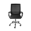 Ver imagem 3 de Kit 5 Cadeiras Escritório Diretor Office Tela Mesh Viena 3324 Preto