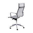 Ver imagem 2 de Kit 4 Cadeiras Escritório Presidente Esteirinha Rodízio Relax Corino 3301