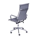 Ver imagem 2 de Kit 4 Cadeiras Escritório Presidente Esteirinha Rodízio Relax Corino 3301