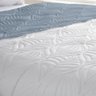 Colcha Queen Tropical Dupla Face Cama de Casal Azul - 5