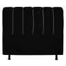 Cabeceira Cama Box Queen Berlim 160cm Preto - 3