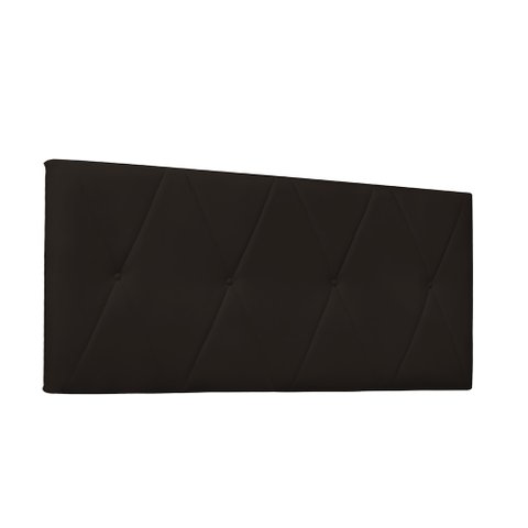 Cabeceira Painel Aquilla Para Cama Box Solteiro 90 cm Corino - D’Rossi - Marrom