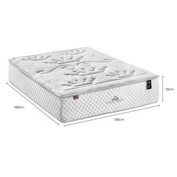 Colchão Casal Mola Ensacada Pulse 30x138x188cm  - 2