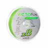 Linha de Pesca Multifilamento 8 fios Victoria 500m Verde Lima 0.18mm 22lb - 3
