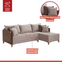 Ver imagem 4 de Sofá de Canto 5 Lugares 420cm Atenas