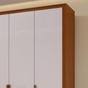 Ver imagem 5 de Guarda Roupa Casal 6 Portas Imperatore Lopas Frassino e Off White