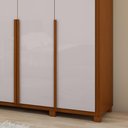 Ver imagem 4 de Guarda Roupa Casal 6 Portas Imperatore Lopas Frassino e Off White
