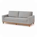 Ver imagem 2 de Sofá Cama Living Reclinável 223cm Pés em Madeira Maciça Lyon
