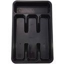 Ver imagem 4 de Porta Separador Quatro Divisor de Talher Organizador Gaveta Preto