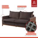 Ver imagem 3 de Sofá Living 2 Lugares 200cm M156 Martins Estofados