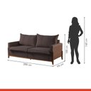 Ver imagem 5 de Sofá Living 2 Lugares 200cm M156 Martins Estofados