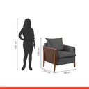 Ver imagem 4 de Poltrona para Sala de Estar Monalisa 