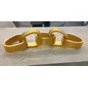 Ver imagem 1 de Corrente Resina Dourada Decorativa 5 Elos 30,5x9,3x9cm