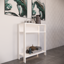 Ver imagem 1 de Aparador Mesinha de Apoio Buffet Cantinho do Café para Sala, Escritório, Quarto em MDF Branco