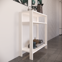 Ver imagem 2 de Aparador Mesinha de Apoio Buffet Cantinho do Café para Sala, Escritório, Quarto em MDF Branco