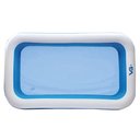 Ver imagem 4 de Piscina Inflável Retangular Azul 540 Litros Pvc Vg+
