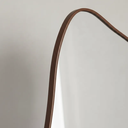 Ver imagem 3 de Espelho Grande Corpo Inteiro com Moldura Metal Orgânico Decorativo 170x70cm Luxo