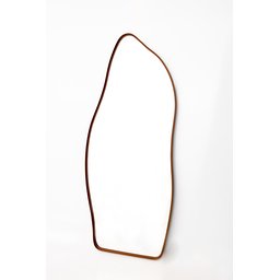 Espelho Grande Corpo Inteiro com Moldura Metal Orgânico Decorativo 170x70cm Luxo - 3