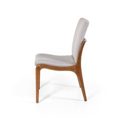 Kit Mesa de Jantar Redonda 120cm Gabi Preto/jade com 4 Cadeiras Garbo Cinza Claro - 5