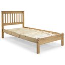Ver imagem 1 de Cama de Solteiro de Madeira Marrom Antique