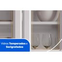 Ver mais imagens de Kit de Cozinha Completa 3 Peças Diamante (2 Armários + 1 Paneleiro) Branco/Preto - Telasul