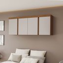 Ver imagem 1 de Ponte Planejada 4 Portas Arani CabeCasa MadeiraOriginals Marrom/Cinamomo/Off White