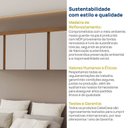 Ver mais imagens de Ponte Planejada 4 Portas Arani CabeCasa MadeiraOriginals Marrom/Cinamomo/Off White