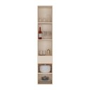 Ver imagem 4 de Paneleiro Armário de Cozinha com Vidro 2 Portas 36cm Suspenso Milano Multimóveis MP3429 Vanilla/