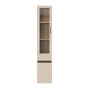 Ver mais imagens de Paneleiro Armário de Cozinha com Vidro 2 Portas 36cm Suspenso Milano Multimóveis MP3429 Vanilla/