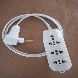 Extensão Elétrica 3 Metros 3 Tomadas 10A Fio 1,5mm Cod.945L SFL3TA RACRAFI - 2