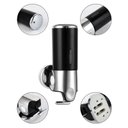 Ver imagem 4 de Suporte Dispenser de Sabonete Líquido Shampoo Álcool Gel 24cm - Preto