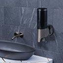 Ver imagem 2 de Suporte Dispenser de Sabonete Líquido Shampoo Álcool Gel 24cm - Preto