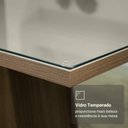 Ver imagem 5 de Mesa de Jantar Retangular Tampo de Vidro 5389 Madesa