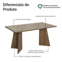Ver imagem 3 de Mesa de Jantar Retangular Tampo de Vidro 5389 Madesa