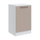 Ver imagem 1 de Cômoda Módulo Inferior 1 Porta Requinte 100% MDF Branco/Line/Duna