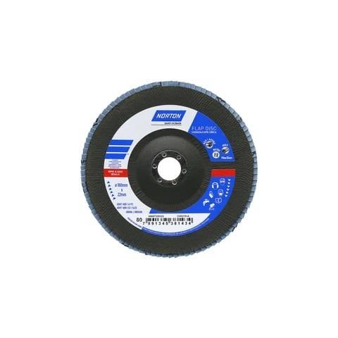 Disco Flap Original 180 x 22 Grão 80 - 69957320333 - Norton