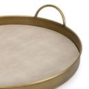 Ver imagem 2 de Bandeja em Metal e PU 24321-g Mart